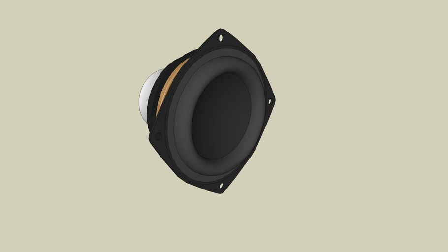 Dayton Audio ND91-8 3-1/2" Aluminum Cone Full-Range Driver 8 Ohm