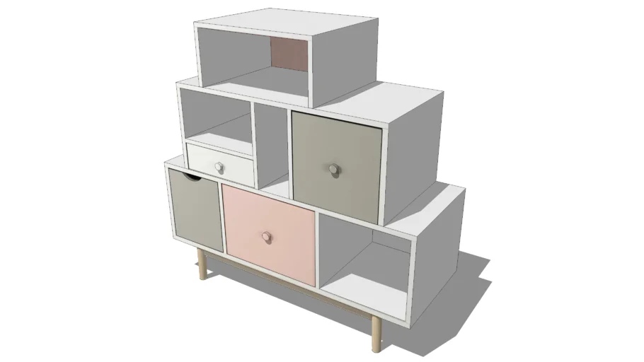Cabinet rangement enfant BLUSH, maisons du monde, Réf. 150263, Prix: 269,90 €