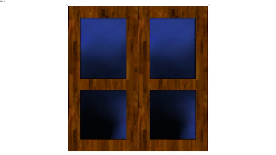 Porta de madeira dupla 2,5x2,4 Double wooden door