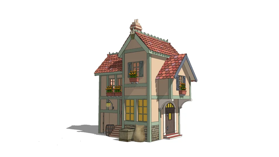Petite maison à colombage