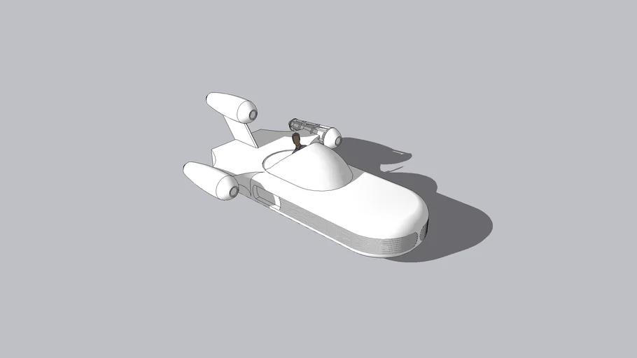 Luke's Landspeeder from Star Wars A New Hope
