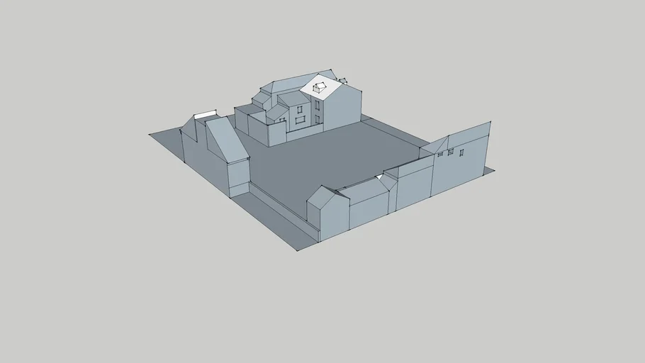 existing buildings adjacent to site | 3D Warehouse