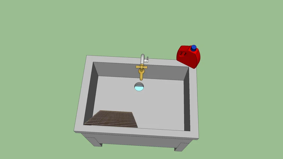 Pileta para lavar la ropa