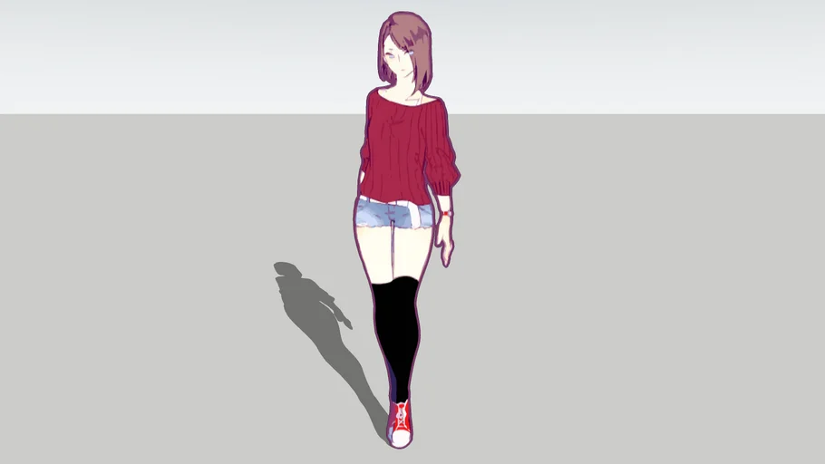 Manga Nice Girl Scale Figure