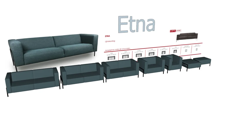 Etna - Cartel Living - Bank - Couch - Sofa