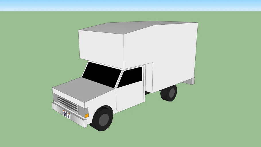 Luton Truck ( Low Poly )