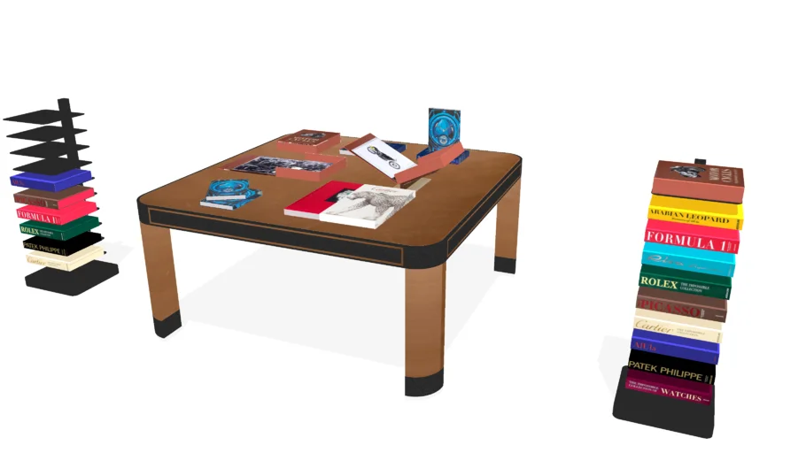 ASSOULINE BOOK DISPLAY | 3D Warehouse