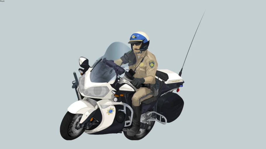 Motorcycle Officer (2D face-me)