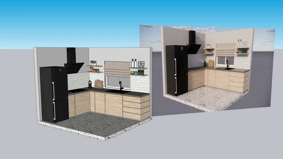 Small kitchen | 3D Warehouse