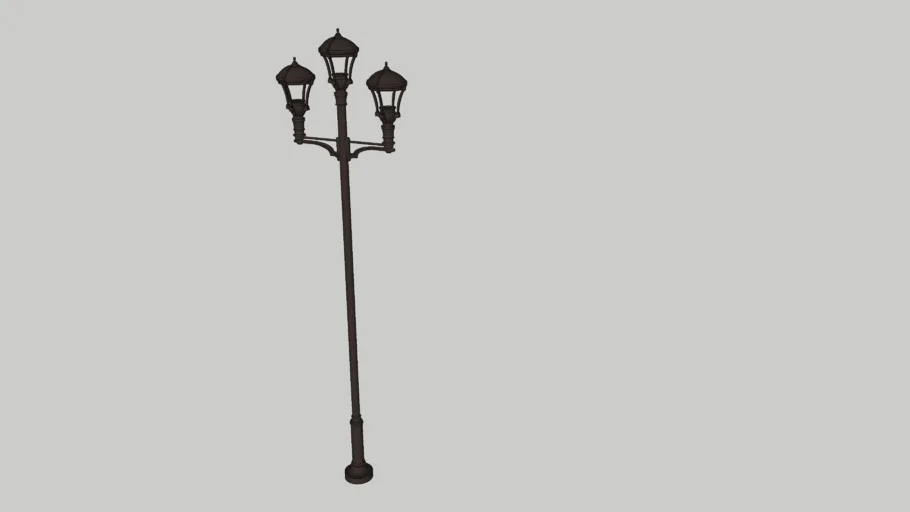 Street Lamp Triple-Lamp Type - Providence