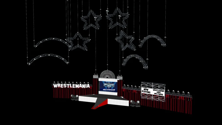 WWE WrestleMania 21 Stage Model