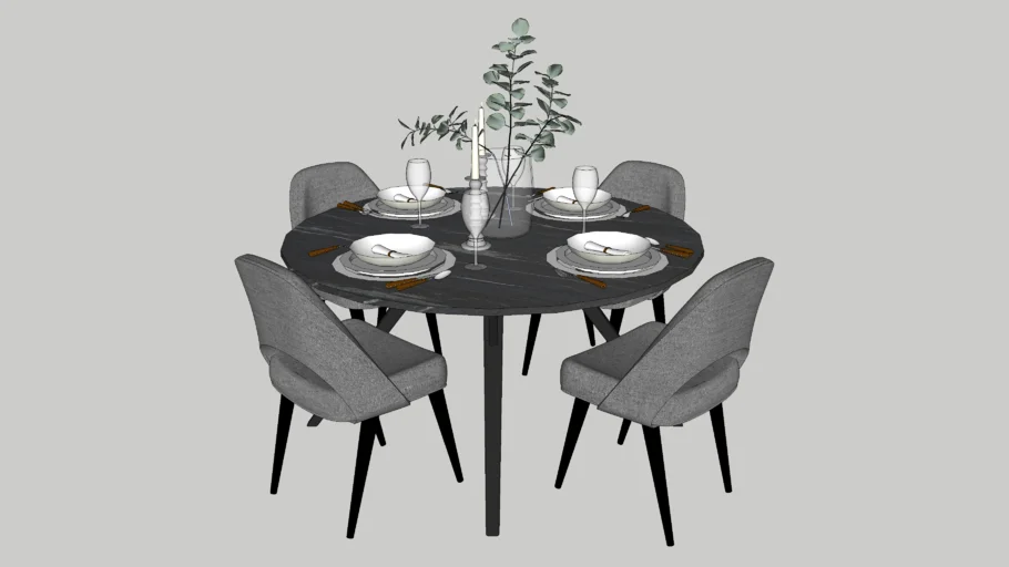 Dining table+chairs