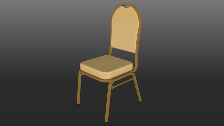 Banquet Chair - Chair for Wedding (Full scale - realistic Model)