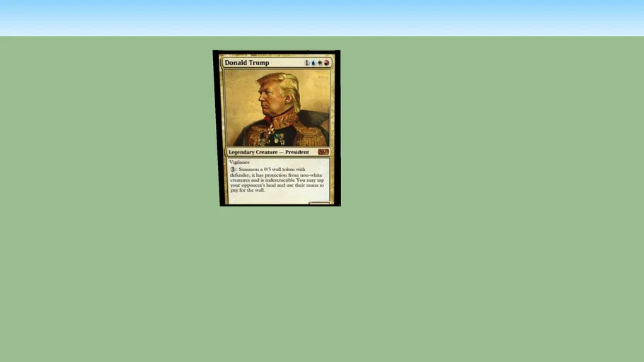 donald trump magic card 
