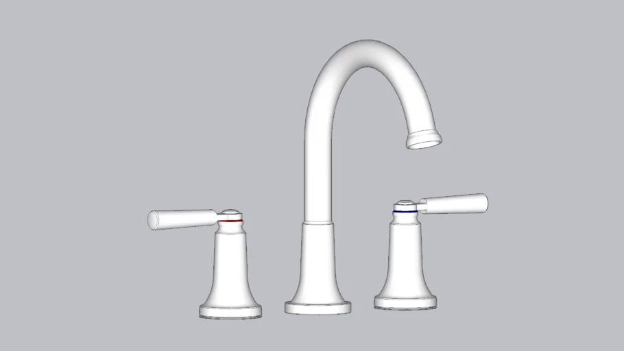 SAYLOR™ Two Handle Widespread Bathroom Faucet - 3535-MPU-DST