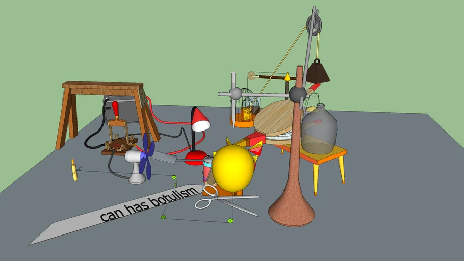 Rube Goldberg inevitability machine