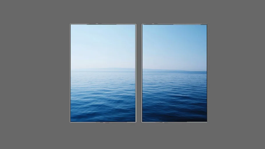 QUADRO PRAIA MAR AZUL PAISAGEM OCEANO - BIMPER