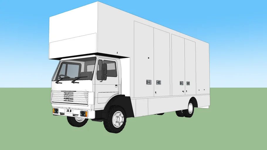 Mercedes-Benz 814 1990 Luton Removal Lorry