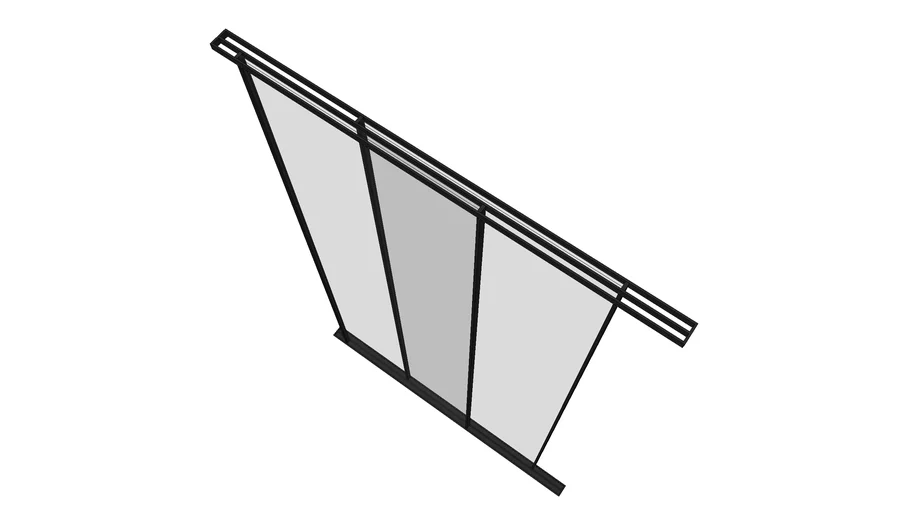 Porta de correr / Box (2 folhas )