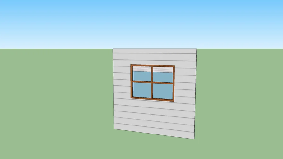 Wall With Window | 3D Warehouse