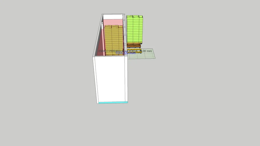 Câmara sistema flow rack dinamico | 3D Warehouse
