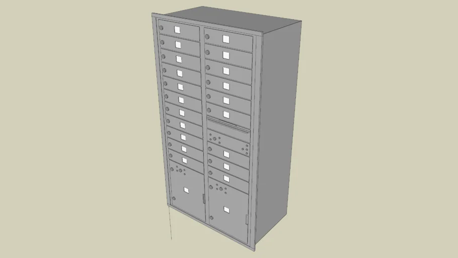 Multi-Family Residence Mail Box
