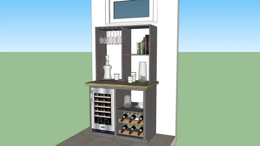 CABINET FOR WINE BOTTLE