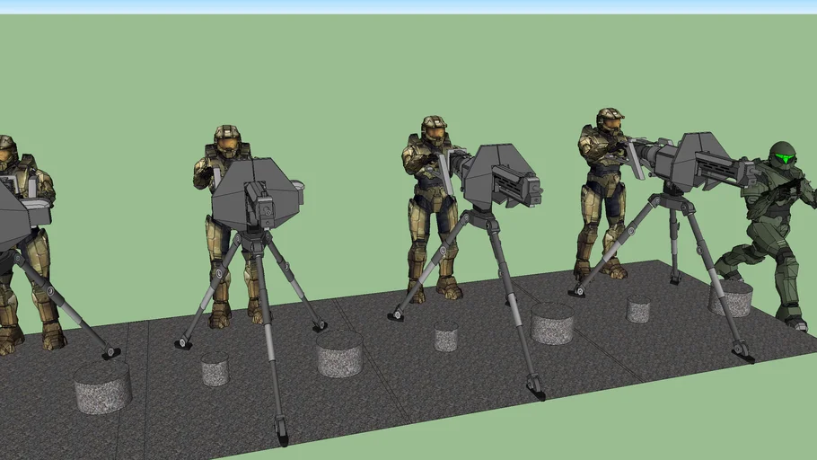 halo attack team