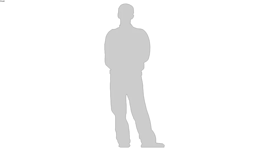 2D Man Standing