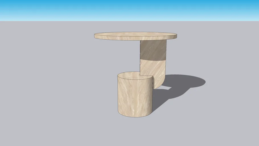 Wooden side table