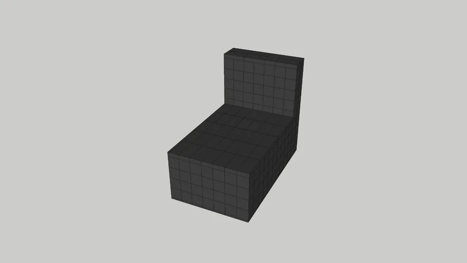 Morph Modular indoor outdoor sofa corner 7W mid section | 3D Warehouse
