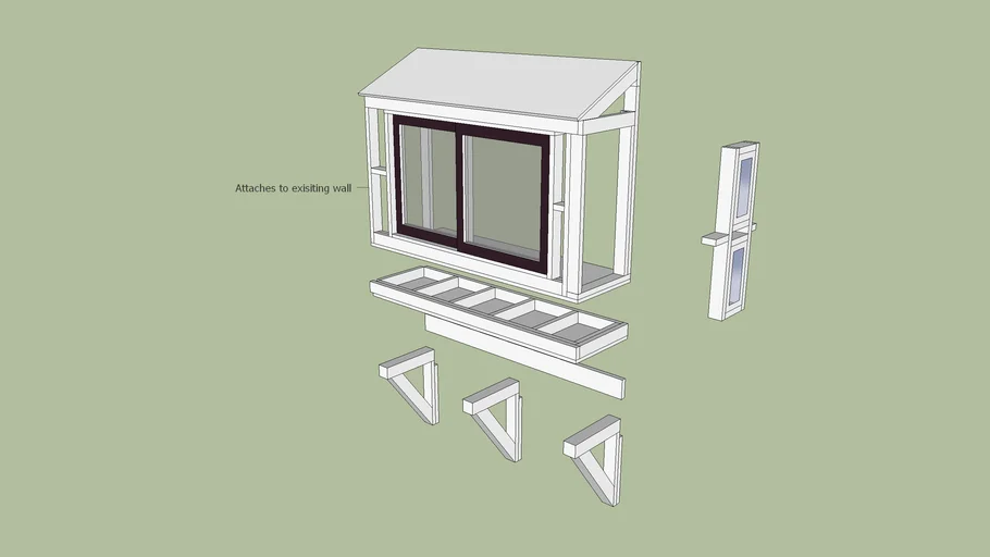 Kitchen Box window | 3D Warehouse