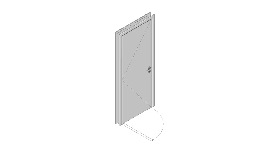 1 Swing Door 900 mm