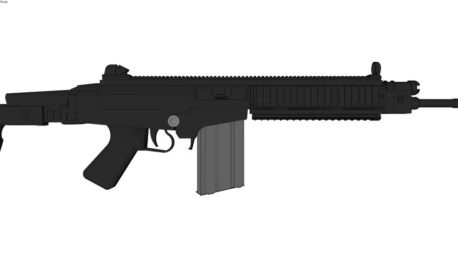 FN FAL CARBINE | 3D Warehouse
