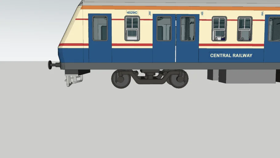 ICF made New WCG2 Livery Local Train