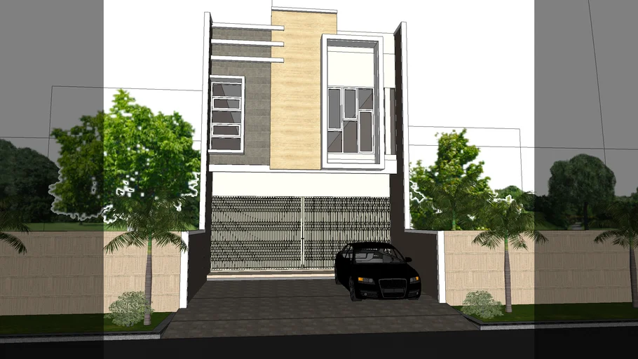 Ruko 2 lantai | 3D Warehouse