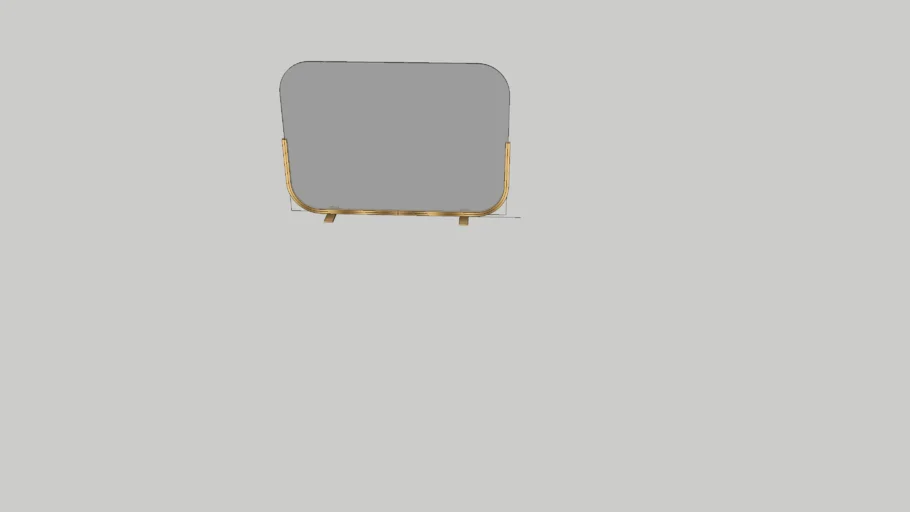 west elm willow fireplace screen 