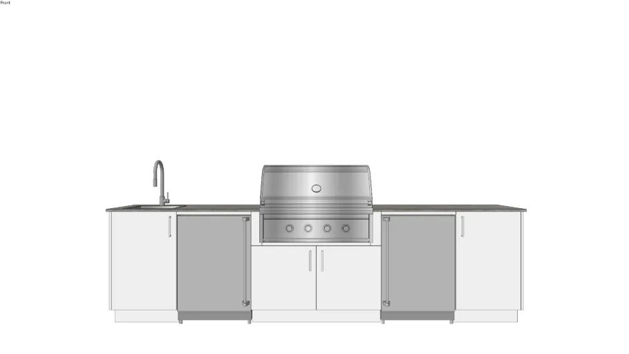 Soho 36 - Urban Bonfire Outdoor Kitchen
