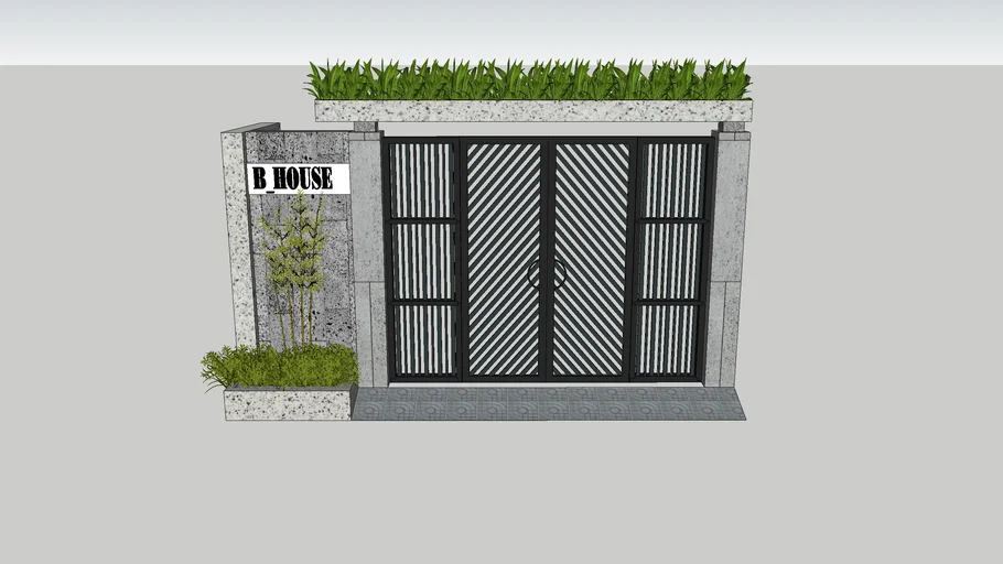 fen, gate, door, out door, steel door,