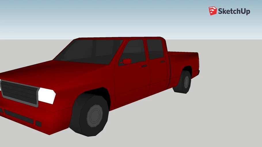 Large pickup truck