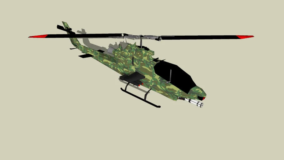 Cobra Stealth Military Helicopter (FINAL VERSION)