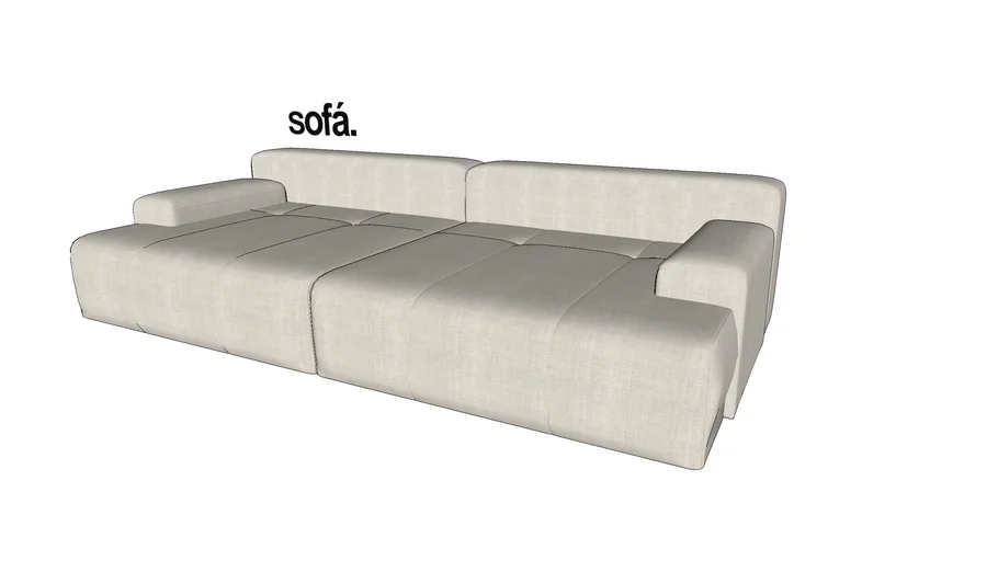 Sofá Divino Divani - Chaise