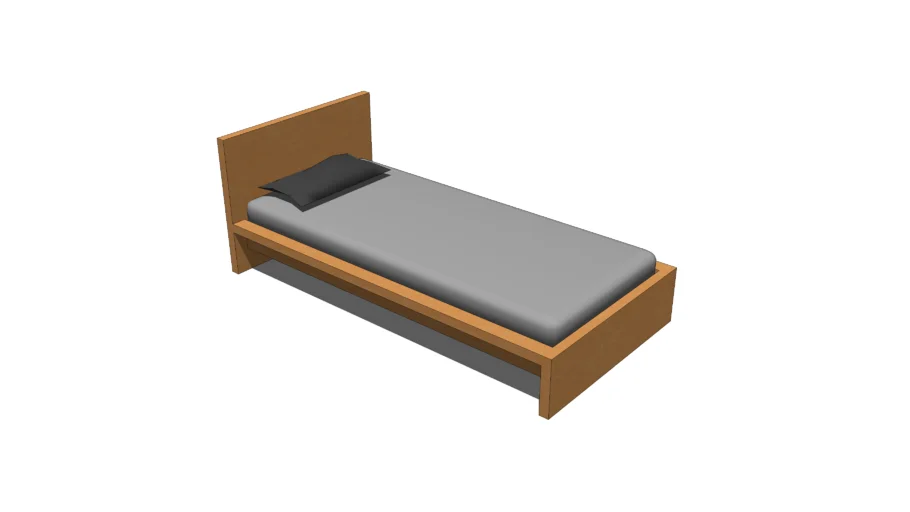SIMPLE SINGLE BED