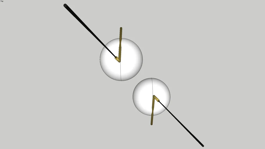 pendente bola metal