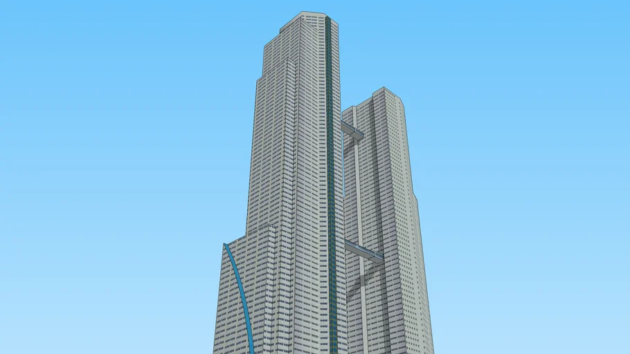 Detective Conan Tokiwa Twin Tower Building prototype B