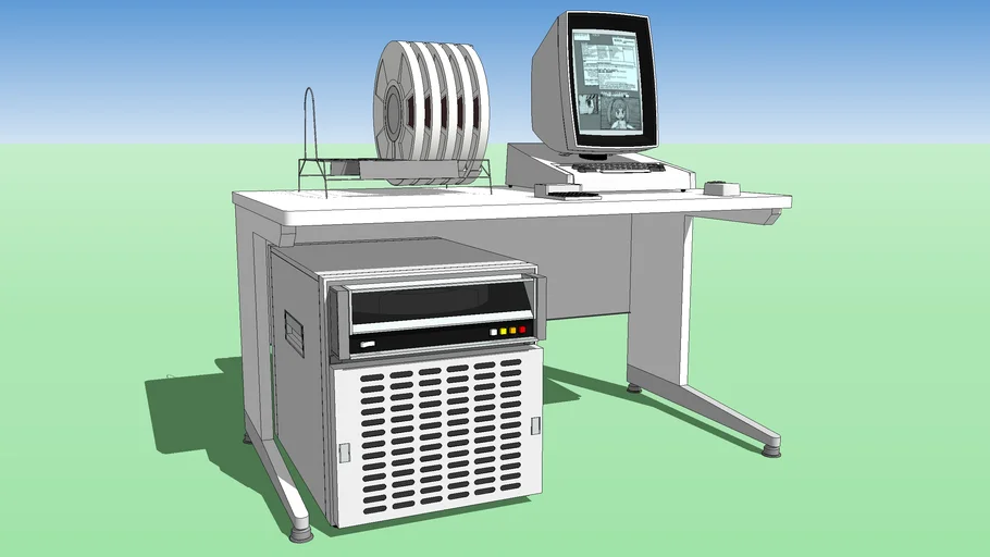 Xerox Workstation Alto] (1973:USA) | 3D Warehouse