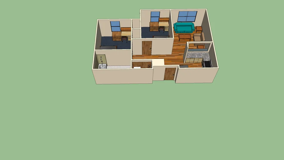 UNCW Seahawk Village 2 Bedroom