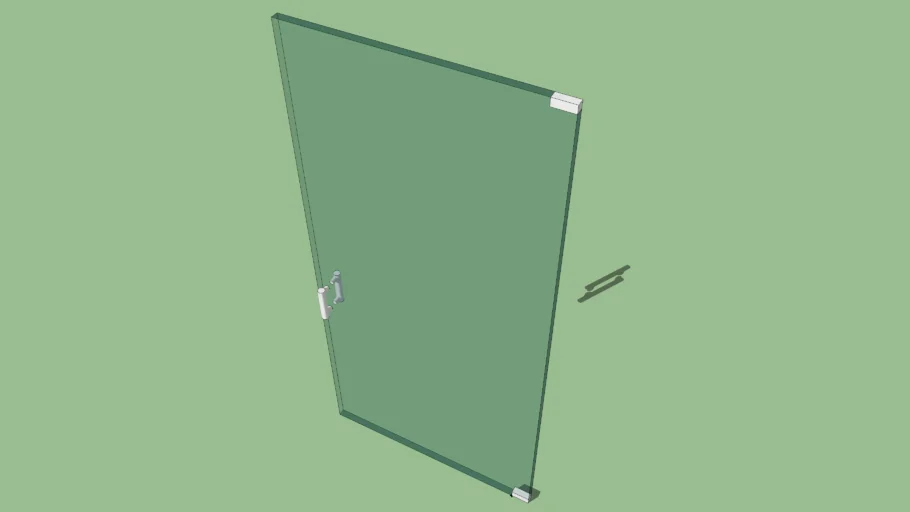 Glass door