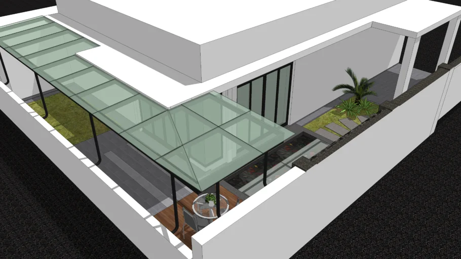 Glass Canopy & Glass Bridge