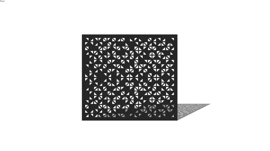 JALI PATTERN+CNC CUT+MODERN+METAL INLAY+PARTITION+CLADDING+PARTITION+GEOMETRICAL+TRIANGLE